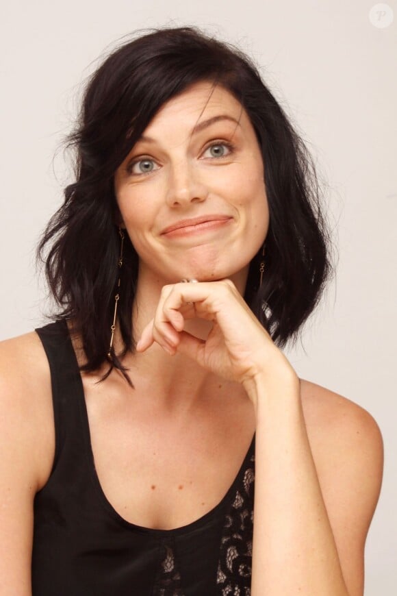 Jessica Paré lors de la conférence de presse de Mad Men à Los Angeles, le 10 août 2012.