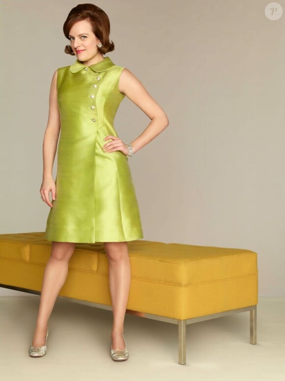 Elisabeth Moss est Peggy Olson dans la série Mad Men.