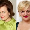 Elisabeth Moss alias Peggy Olson dans la série Mad Men. À la conférence de presse de la sixième saison, elle a dévoilé un tout nouveau look.
