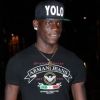 Le footballeur Mario Balotelli se rend dans un restaurant de Manchester pour fêter son anniversaire, le lundi 13 août 2012.