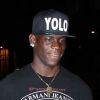 Le footballeur Mario Balotelli se rend dans un restaurant de Manchester pour fêter son anniversaire, le lundi 13 août 2012.