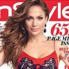 Jennifer Lopez habillée d'un ensemble Givenchy par Riccardo Tisci, prend la pose pour la couverture du numéro de septembre 2012 du magazine InStyle.