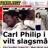 Comme pour Aftonbladet, la bagarre du prince Carl Philip devant le club Baoli de Cannes a fait la une de toute la presse continentale...