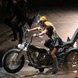 Lady Gaga en plein Born This Way Ball à Bucarest, le 16 août 2012.