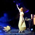 Lady Gaga en plein Born This Way Ball à Bucarest, le 16 août 2012.