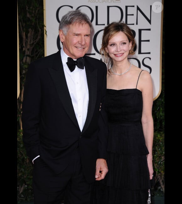 Harrison Ford et Calista Flockart en janvier 2012