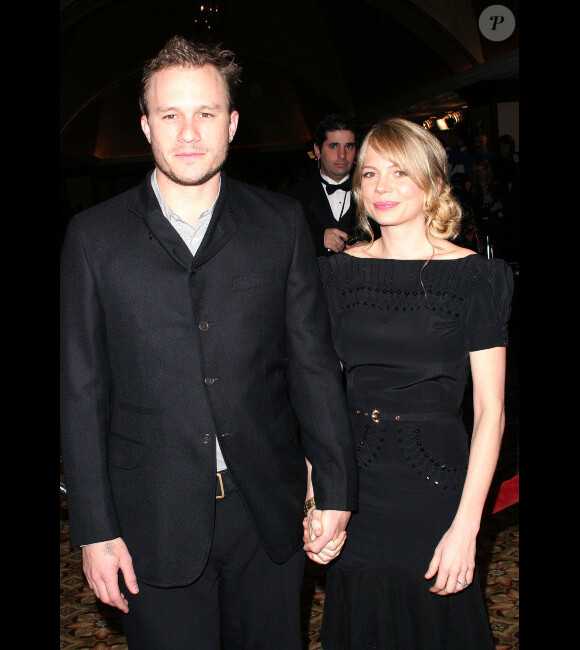 Heath Ledger et Michelle Williams en janvier 2006