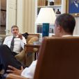 George Clooney rencontre Barack Obama à Washington pour évoquer la situation du Darfour, le 15 mars 2012.
