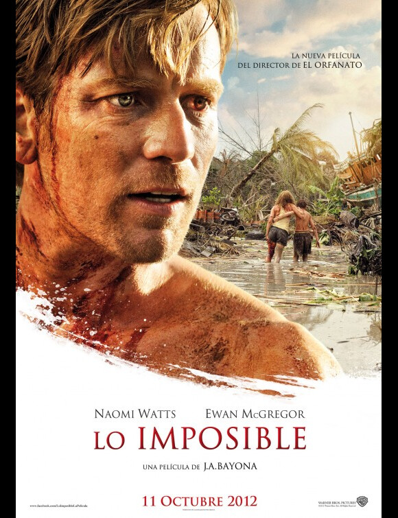 Ewan McGregor dans The Impossible de Juan Antonio Bayona.