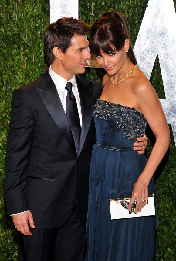 Tom Cruise et Katie Holmes en février 2012.