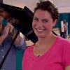 Alessandra Sublet émue pour son départ en congé maternité dans C à Vous, sur France 5 , le jeudi 17 mai 2012.
