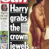 Harry Miller, la ''doublure'' du prince Harry, en une de The Sun jeudi 23 août 2012