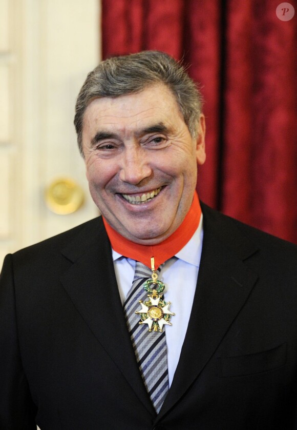 Eddy Merckx à Paris le 15 décembre 2011