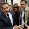 Nicolas Sarkozy et Carla Bruni à Paris, le 10 juin 2012.
