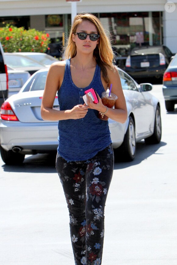 Jessica Alba à Los Angeles, le 26 août 2012.