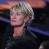 Sophie Davant, émue lors de l'émission pour le Téléthon en décembre 2011