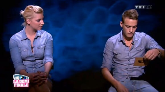 Julien et Nadège dans Secret Story 6, mercredi 29 août 2012 sur TF1