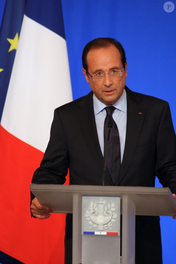 François Hollande à Paris, le 27 août 2012.