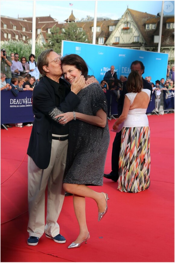 William Friedkin et Sherry Lansing lors de la cérémonie d'ouverture du 38e Festival du cinéma américain de Deauville, le 31 août 2012.
