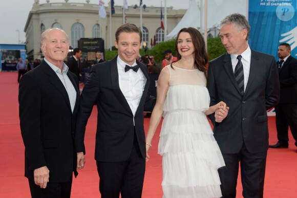 Frank Marshall, Rachel Weisz, Jeremy Renner et Tony Gilroy présentent Jason Bourne : L'héritage au 38e festival de Deauville. 1/09/2012