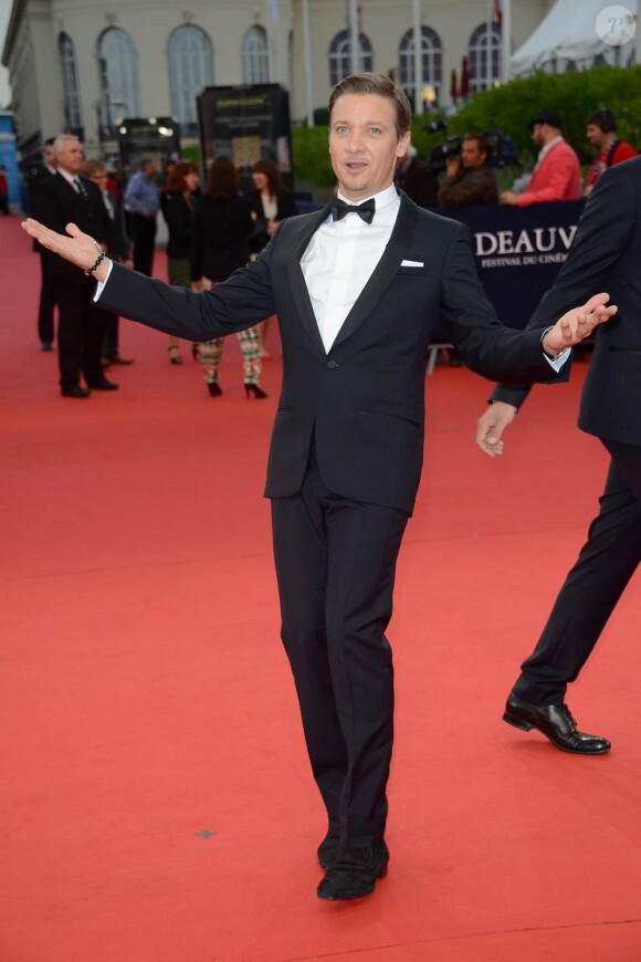 Jeremy Renner présente Jason Bourne : L'héritage au 38e festival de Deauville. 1/09/2012