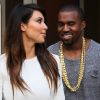 Kanye West et Kim Kardashian quittent un cinéma à New York, le 1er septembre 2012.