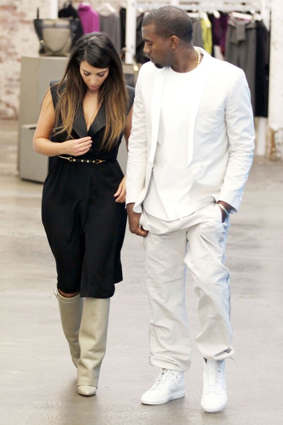 Kanye West et Kim Kardashian vont faire du shopping à New York le 2 septembre 2012