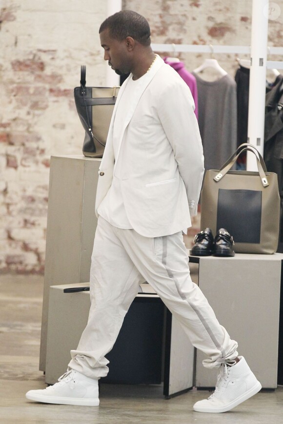 Kanye West et Kim Kardashian vont faire du shopping à New York le 2 septembre 2012