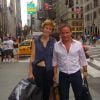 Fabien Lecoeuvre et Anne Richard à New York, août 2012.