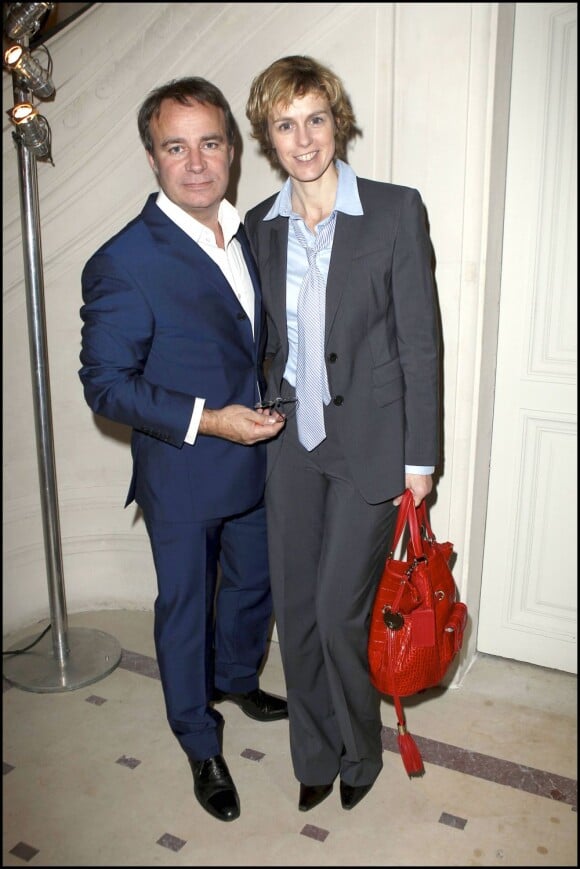 Fabien Lecoeuvre et Anne Richard à Paris, le 8 novembre 2010.