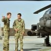 Le prince Harry à Camp Bastion, principale base britannique en Afghanistan, le 7 septembre 2012.