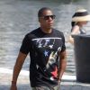 Jay-Z quitte son yacht le 8 septembre 2012 à Beaulieu-sur-mer