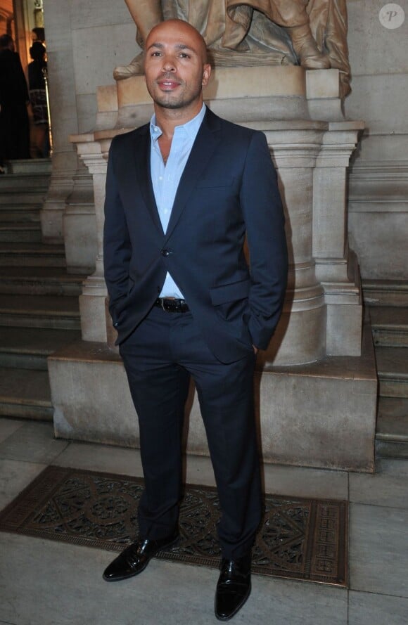 Eric Judor au concert de George Michael au Palais Garnier avant le gala en faveur de Sidaction, le 9 septembre 2012.