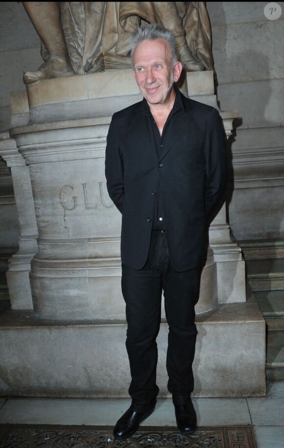 Jean-Paul Gaultier au concert de George Michael au Palais Garnier avant le gala en faveur de Sidaction, le 9 septembre 2012.