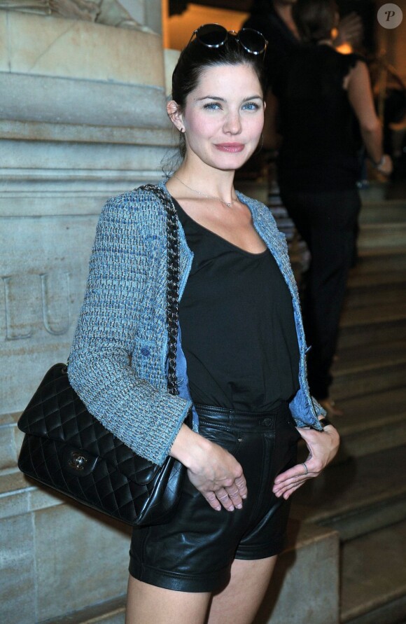 Delphine Chanéac au concert de George Michael au Palais Garnier avant le gala en faveur de Sidaction, le 9 septembre 2012.