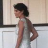Mariage de Cobie Smulders et Taran Killam à Solvang, Californie, le 8 septembre 2012 - La belle Cobie Smulders rayonnante dans sa robe de mariée