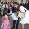 Le duc et la duchesse de Cambridge, William et Kate, ont visité la toute nouvelle usine Rolls Royce lors du deuxième jour de leur visite de Singapour le 12 septembre 2012