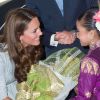 Kate Middleton et le prince William lors de leur arrivée en Malaisie le 13 septembre 2012