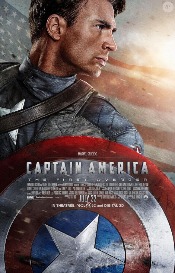 Chris Evans dans Captain America (2011) de Joe Johnston.