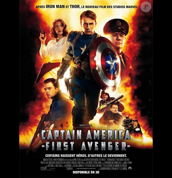 Chris Evans dans Captain America (2011) de Joe Johnston.