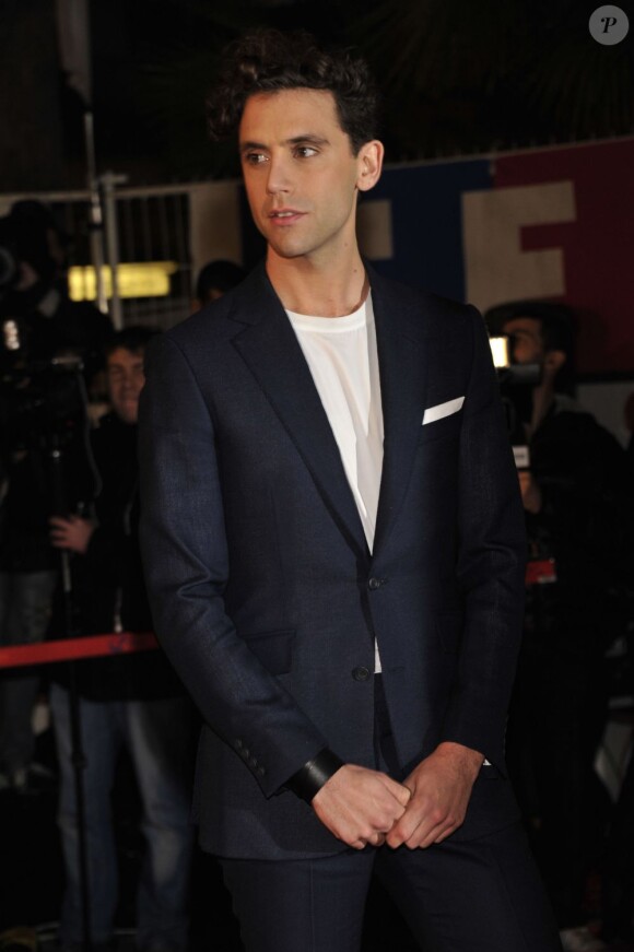 Mika lors de la cérémonie des NRJ Music Awards le 28 janvier 2012 à Paris.