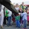 Le prince Christian et la princesse Isabella de Danemark, un peu intimidée par un éléphant, assistaient le 3 septembre 2012 à une représentation du Cirkus Dannebrog au profit de la Danish Kidney Disease Association, dont Mary est la marraine.