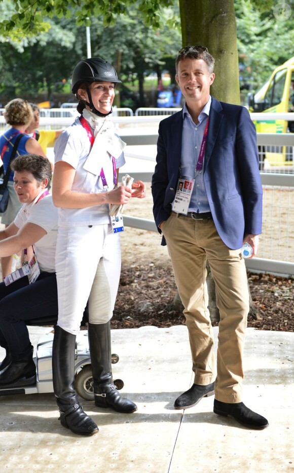 Le prince Frederik de Danmark à Londres lors des Jeux paralympiques le 4 septembre 2012