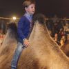 Le prince Christian, qui monte ici un chameau sur la piste aux étoiles, et la princesse Isabella de Danemark, avec leur mère la princesse Mary, assistaient le 3 septembre 2012 à une représentation du Cirkus Dannebrog au profit de la Danish Kidney Disease Association, dont Mary est la marraine.