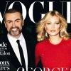 Kate Moss et George Michael photographiés par Mario Testino en couverture de Vogue Paris d'octobre 2012. En kiosques le 24 septembre.