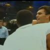 Corrie Sanders lors de son titre de champion du monde poids lourds WBO le 8 mars 2003 à Hanovre, acquis par KO au deuxième round face à Wladimir Klitschko. Le boxeur sud-africain est mort le 23 septembre 2012 à 46 ans après avoir reçu deux balles lors d'un braquage la veille, en tentant de protéger sa fille.