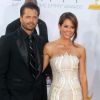 Brooke Burke et son homme David Charvet aux Emmy Awards 2012, à Los Angeles, le 23 septembre 2012
