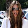Alessandra Ambrosio, ravissante sous le soleil de Santa Monica. Le 24 septembre 2012.