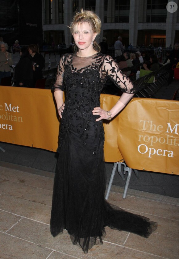 Courtney Love au gala Metropolitan Opera Opening Night à New York, le 24 Septembre 2012.