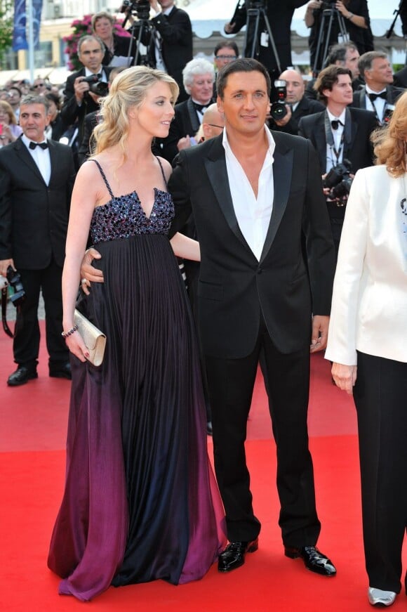 Dany Brillant et son épouse Nathalie à Cannes, le 14 mai 2010.